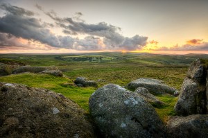 Simon Vogt, Dartmoor Sunset, taken at Haytor, Dartmoor