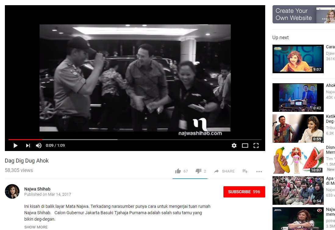 Nervous waiting to interview Ahok