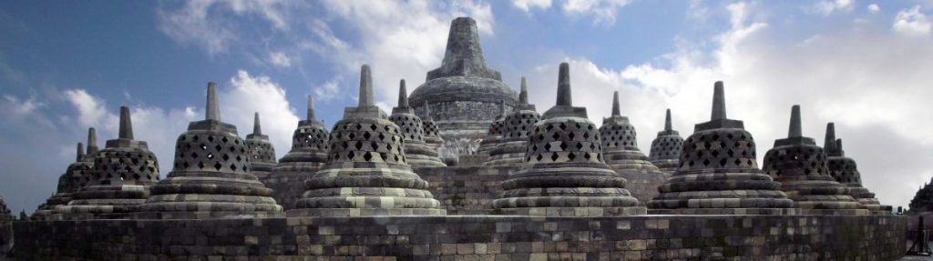 Indonesian Recreated Borobudur in Minecraft