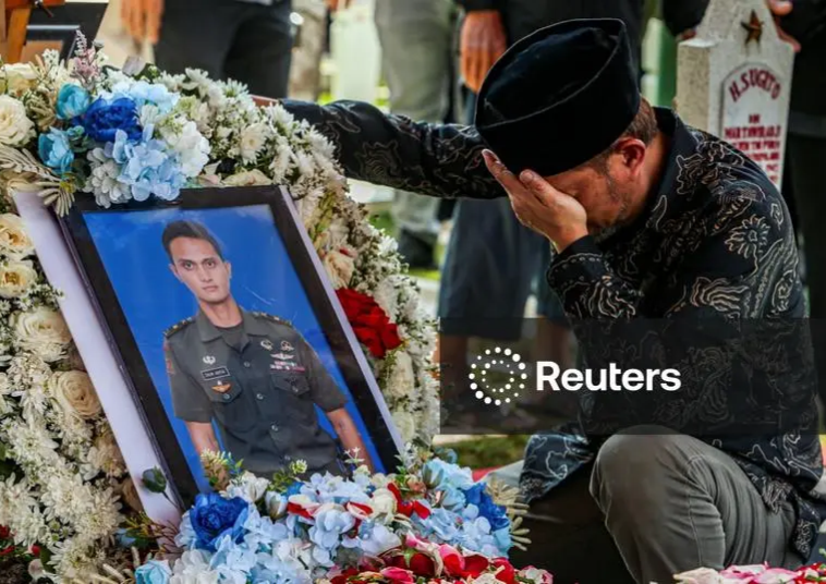 UNIFIL: Funeral ceremony at Cikutra Heroes Cemetery in Bandung, Reuters&nbsp;Connect